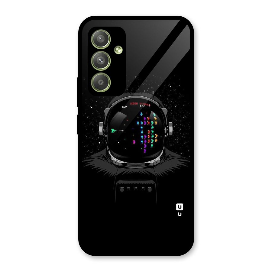 Gamer Head Glass Back Case for Galaxy A54