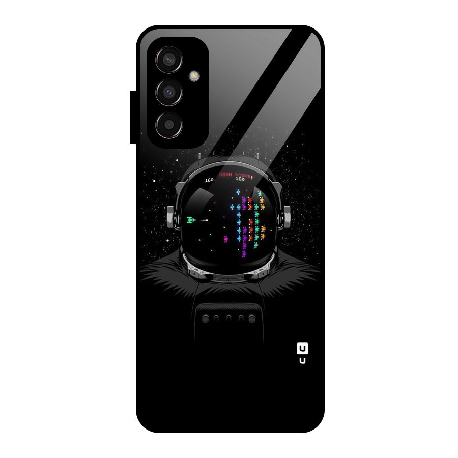 Gamer Head Glass Back Case for Galaxy F13