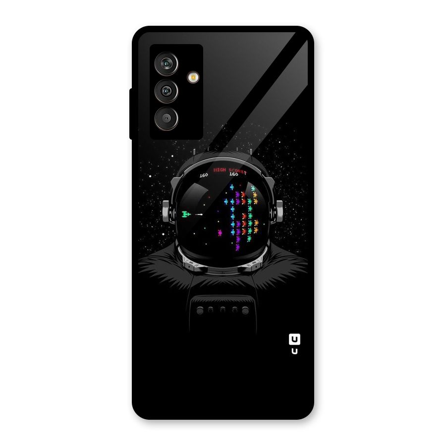 Gamer Head Glass Back Case for Galaxy M13