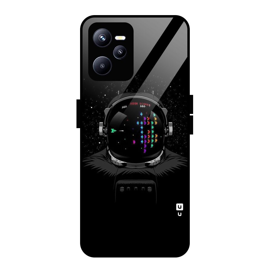 Gamer Head Glass Back Case for Realme C35