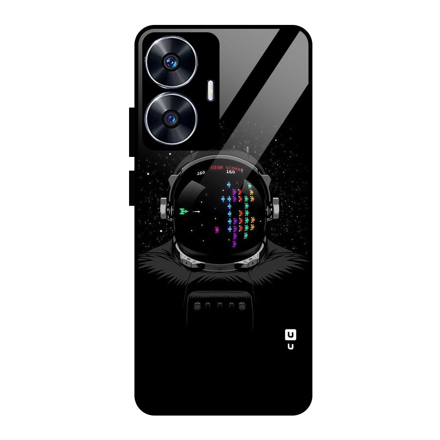 Gamer Head Glass Back Case for Realme Narzo N55