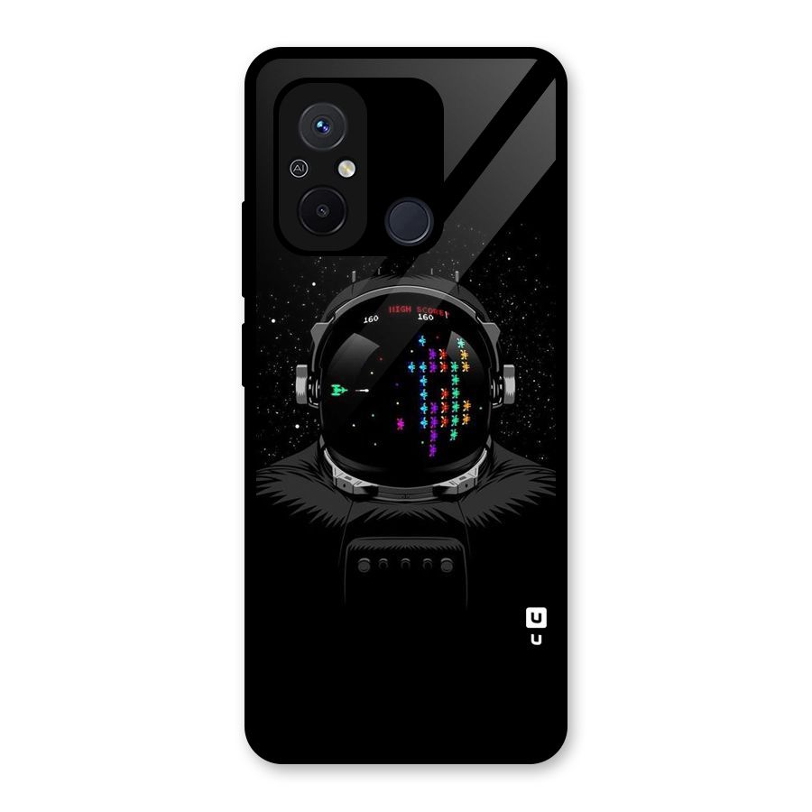 Gamer Head Glass Back Case for Redmi 12C