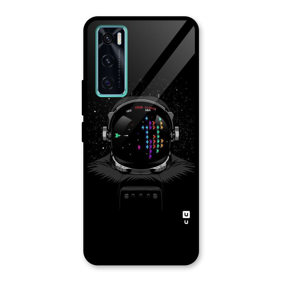 Gamer Head Glass Back Case for Vivo V20 SE