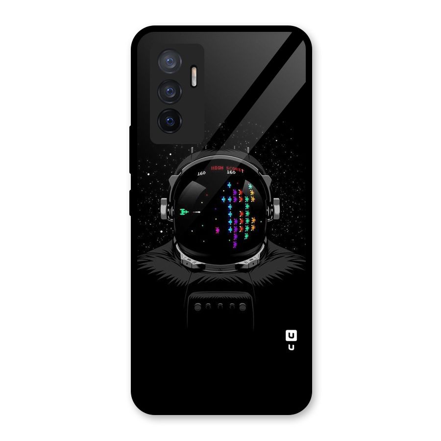 Gamer Head Glass Back Case for Vivo V23e