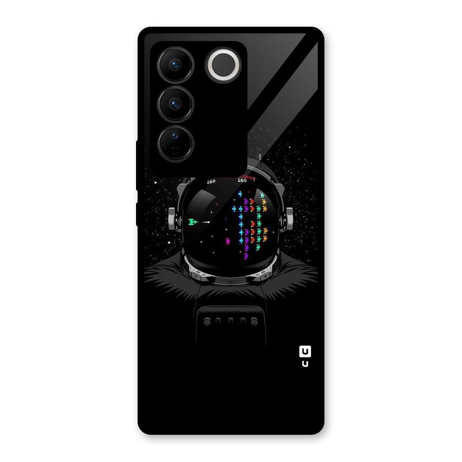 Gamer Head Glass Back Case for Vivo V27 Pro