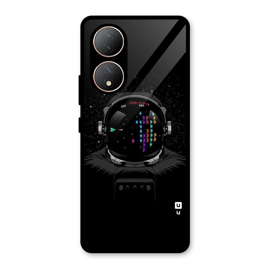 Gamer Head Glass Back Case for Vivo Y100A