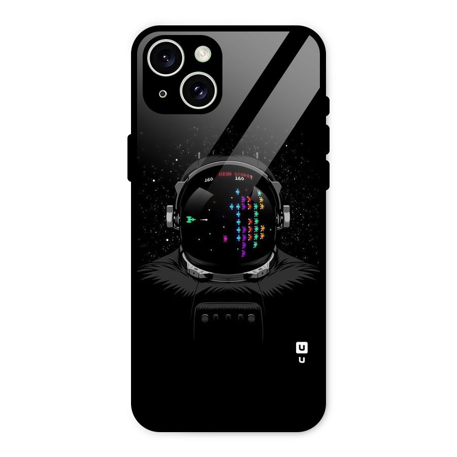 Gamer Head Glass Back Case for iPhone 15 Plus