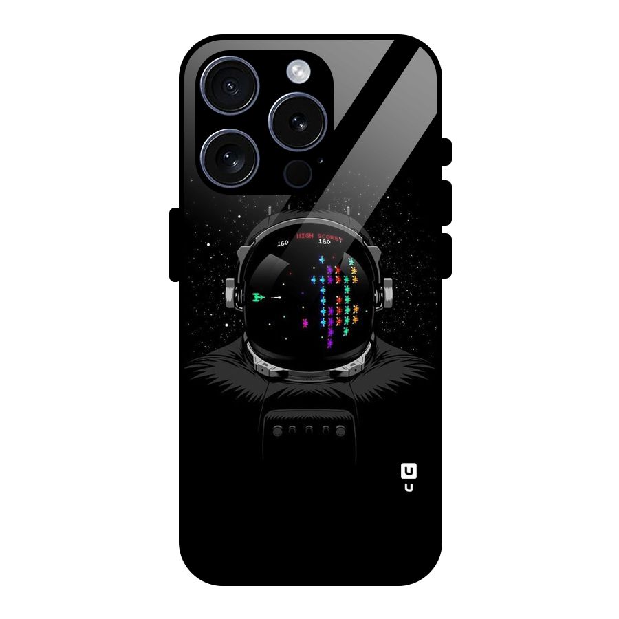 Gamer Head Glass Back Case for iPhone 15 Pro