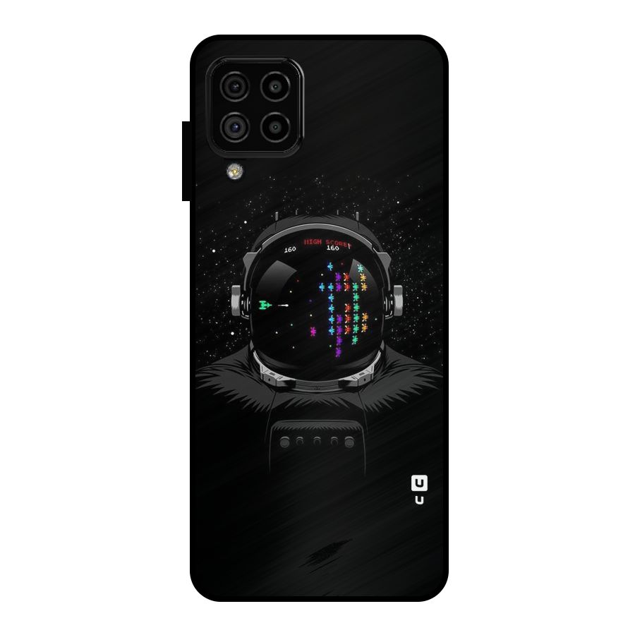 Gamer Head Metal Back Case for Galaxy A22 4G