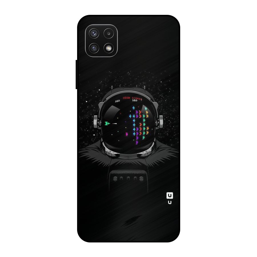 Gamer Head Metal Back Case for Galaxy A22 5G