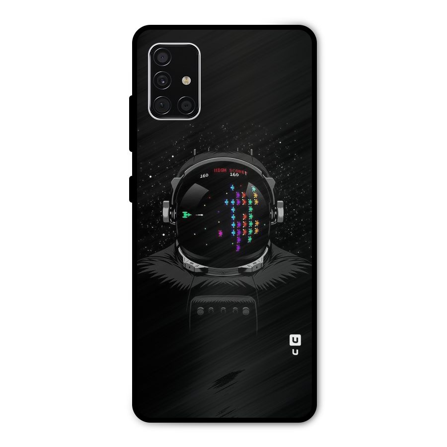 Gamer Head Metal Back Case for Galaxy A51