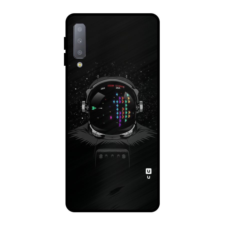 Gamer Head Metal Back Case for Galaxy A7 (2018)