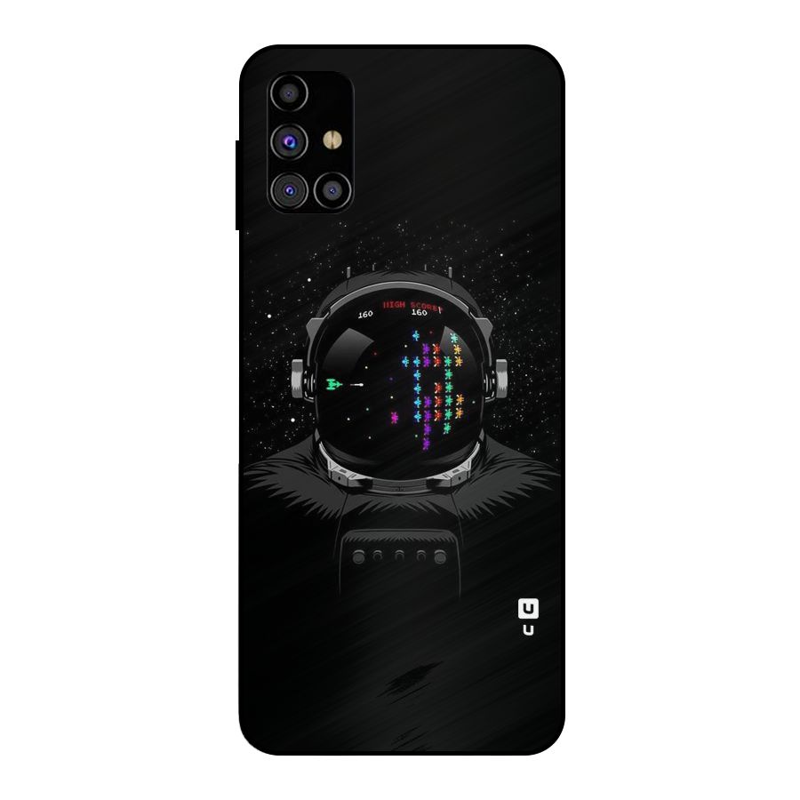Gamer Head Metal Back Case for Galaxy M31s