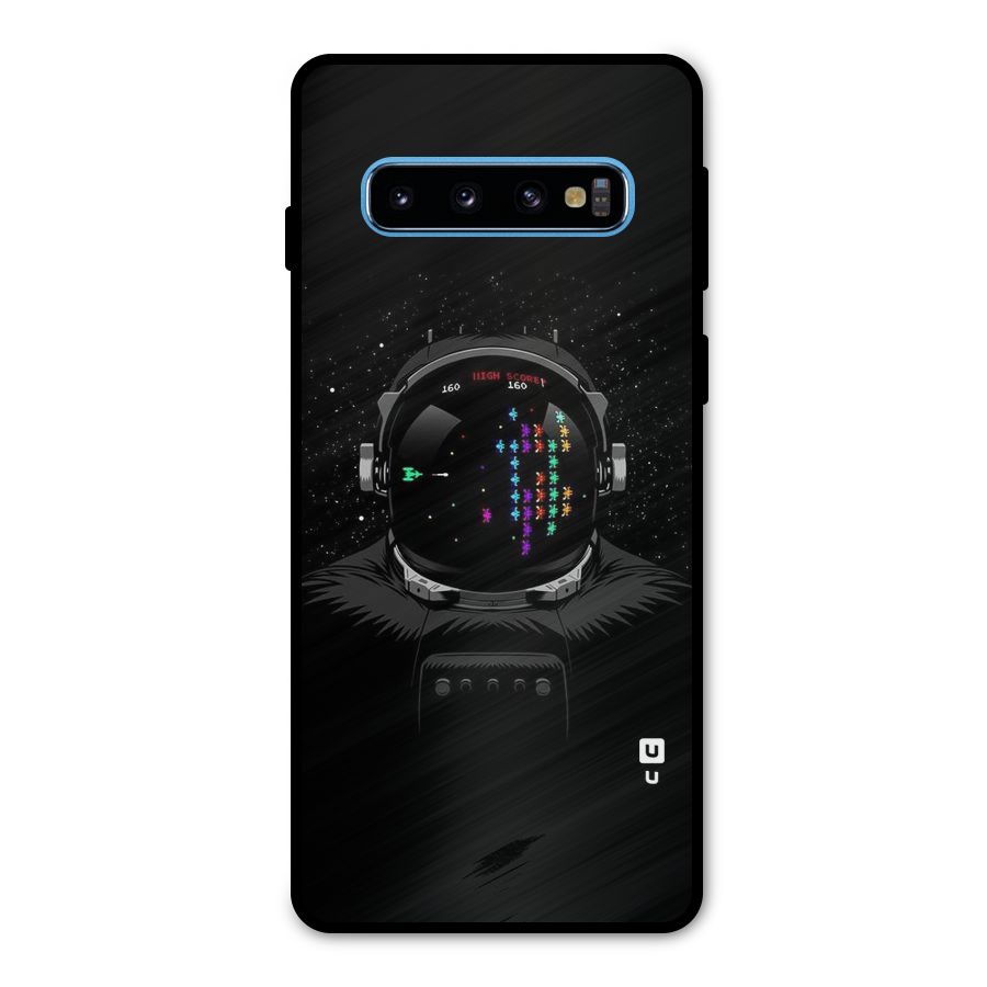 Gamer Head Metal Back Case for Galaxy S10