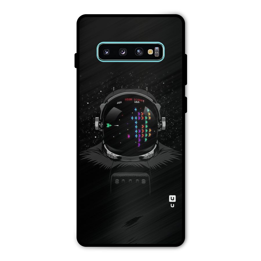 Gamer Head Metal Back Case for Galaxy S10 Plus