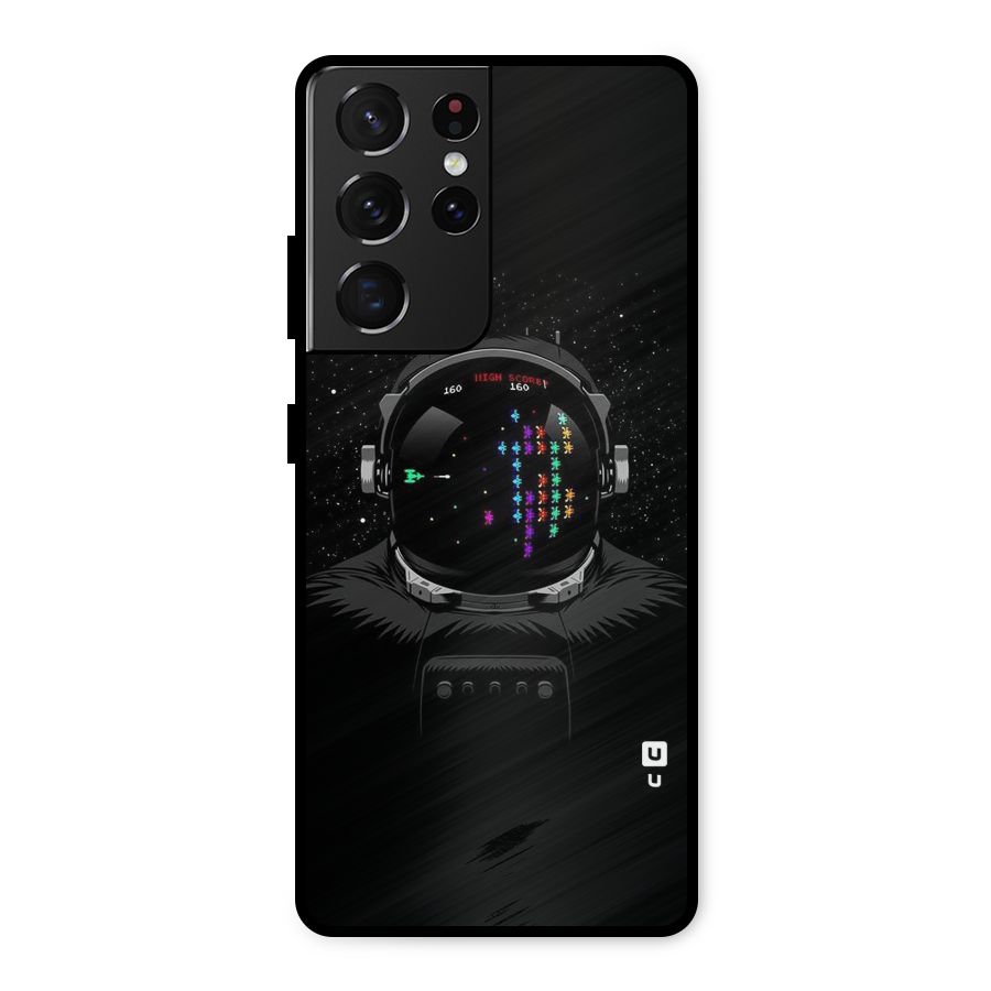 Gamer Head Metal Back Case for Galaxy S21 Ultra 5G