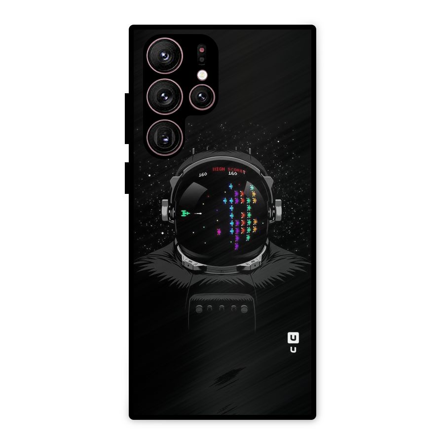 Gamer Head Metal Back Case for Galaxy S22 Ultra 5G