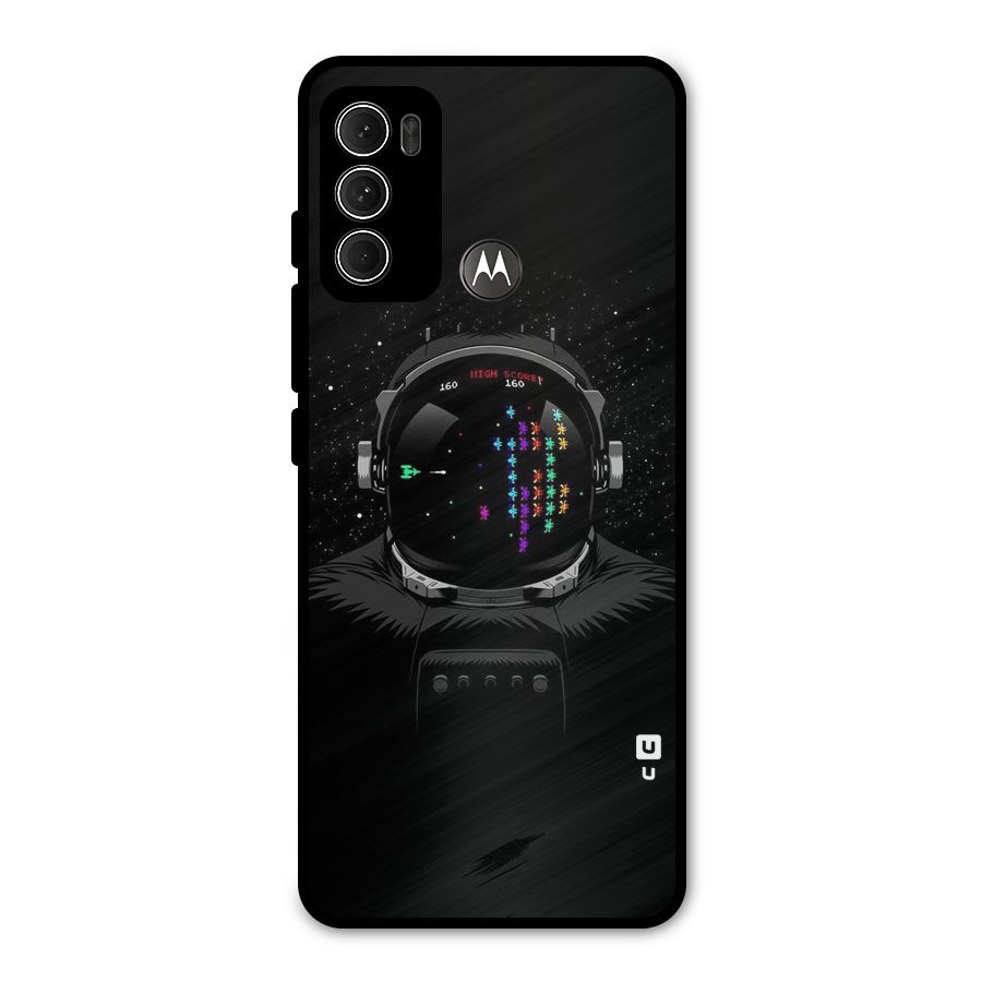 Gamer Head Metal Back Case for Moto G60