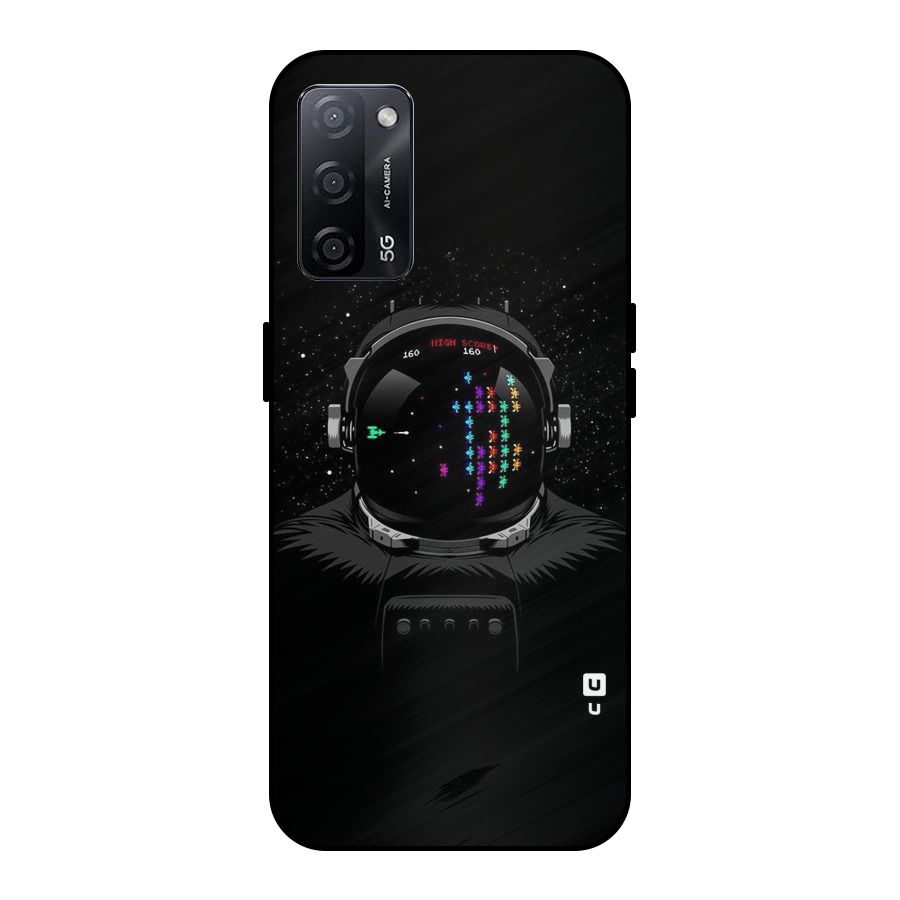 Gamer Head Metal Back Case for Oppo A53s 5G
