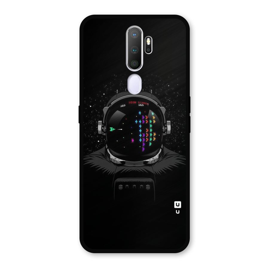 Gamer Head Metal Back Case for Oppo A9 (2020)