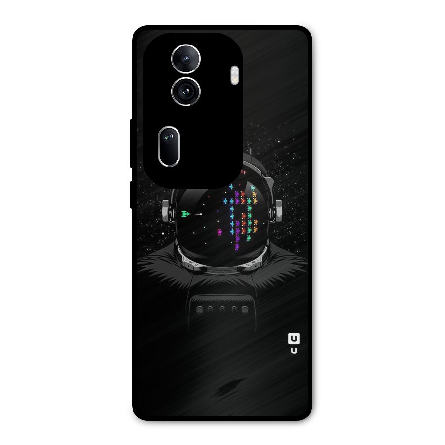 Gamer Head Metal Back Case for Oppo Reno11 Pro 5G