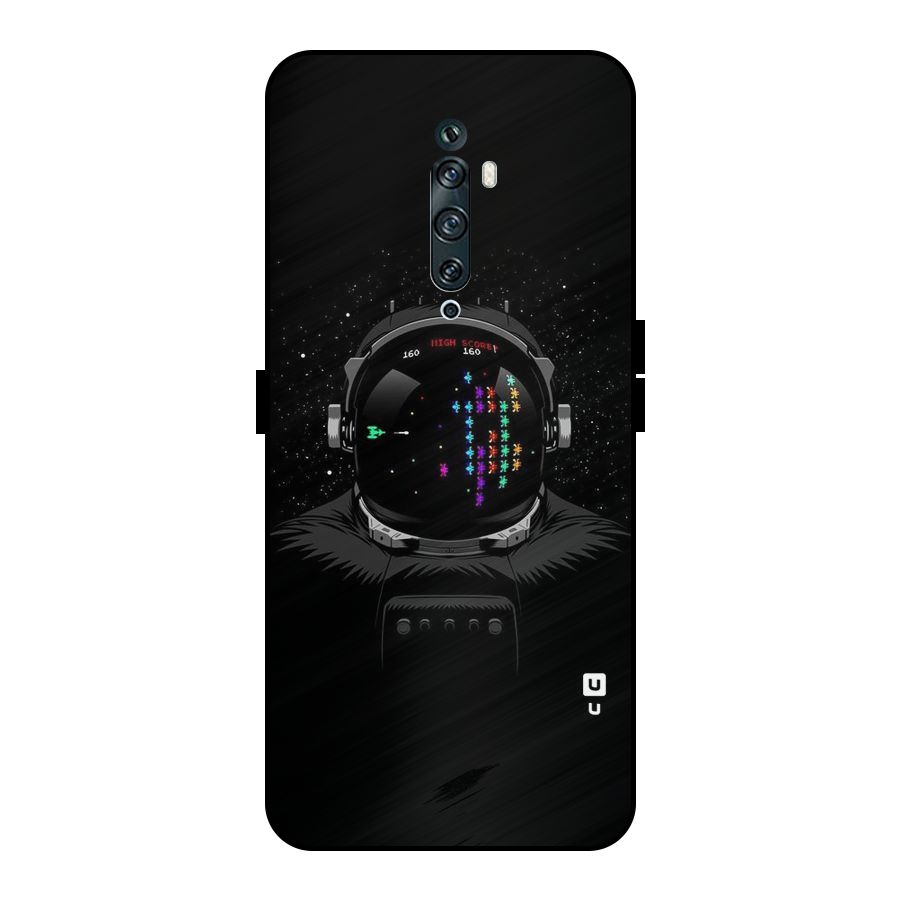 Gamer Head Metal Back Case for Oppo Reno2 F