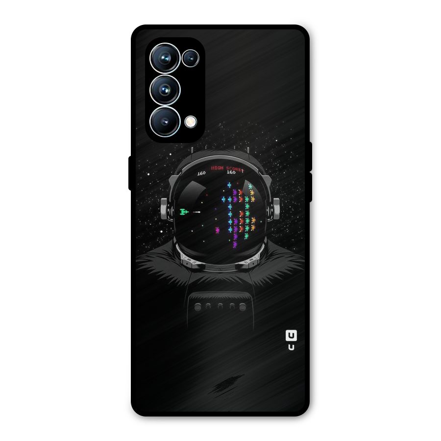 Gamer Head Metal Back Case for Oppo Reno5 Pro 5G