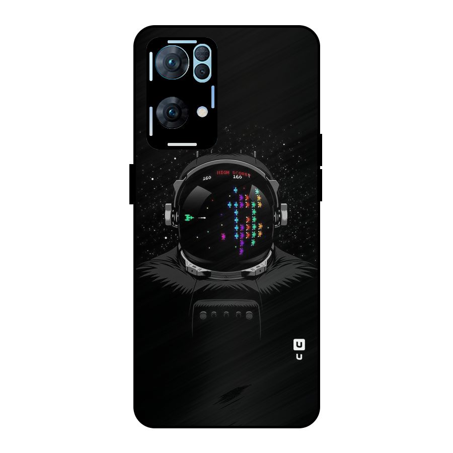 Gamer Head Metal Back Case for Oppo Reno7 Pro 5G