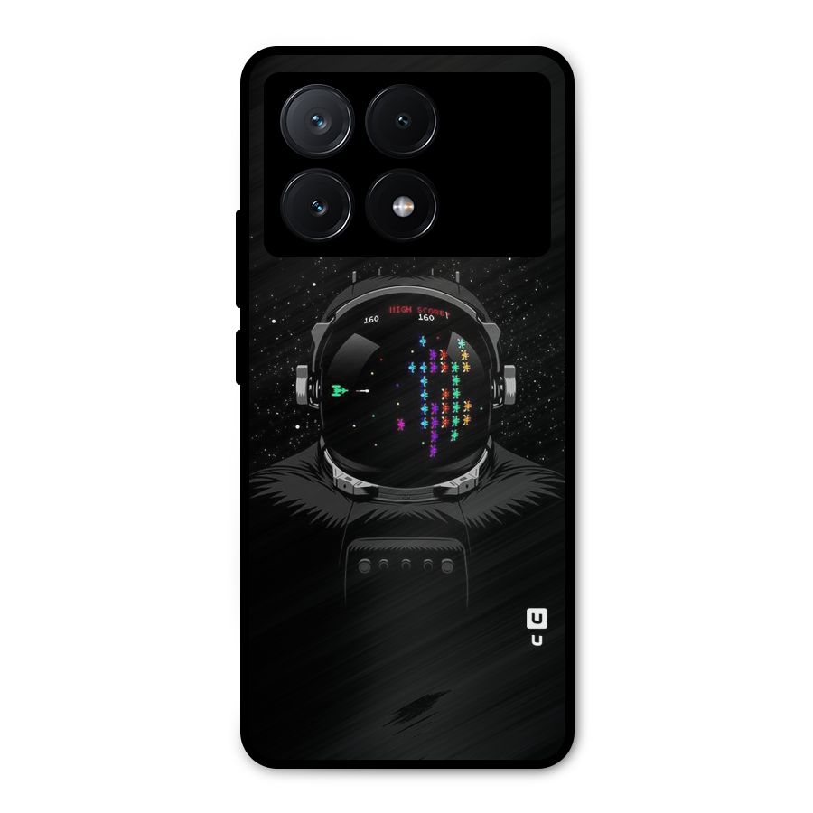 Gamer Head Metal Back Case for Poco X6 Pro