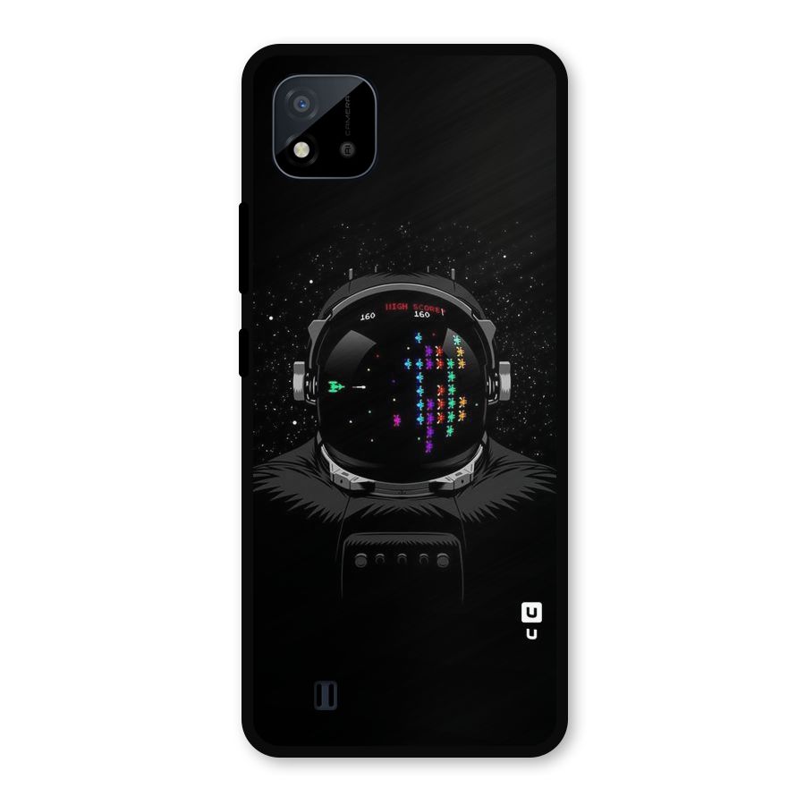 Gamer Head Metal Back Case for Realme C11 2021