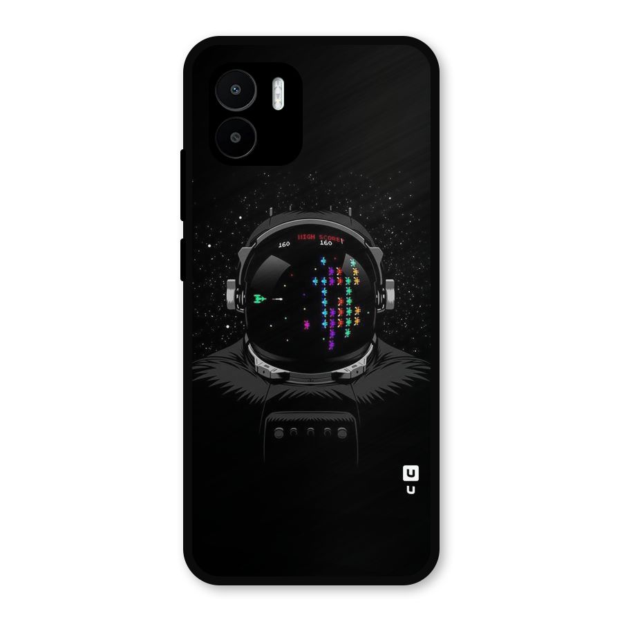 Gamer Head Metal Back Case for Redmi A2