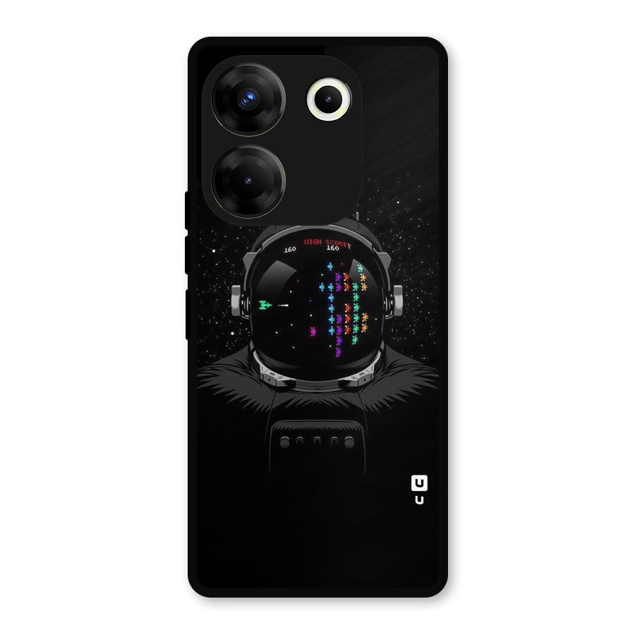 Gamer Head Metal Back Case for Tecno Camon 20 Pro