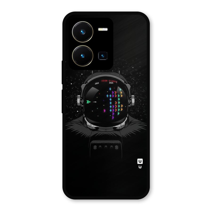Gamer Head Metal Back Case for Vivo Y35