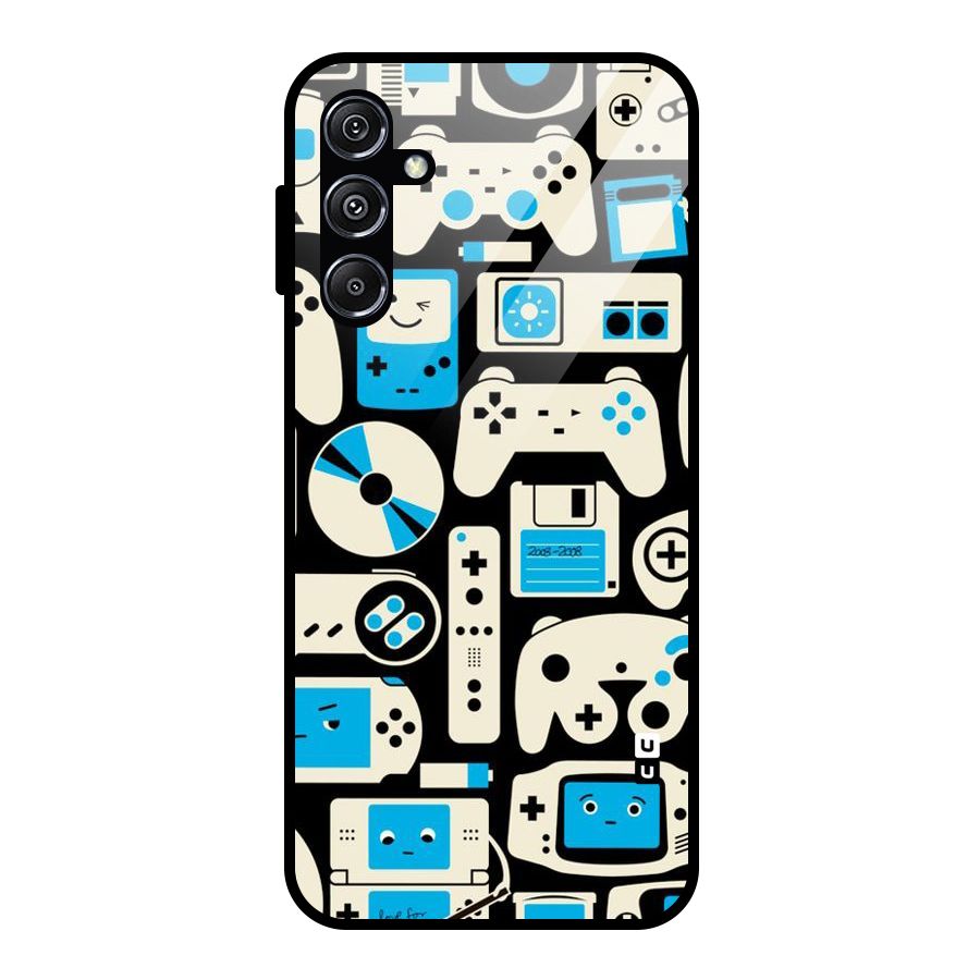 Gamers Glass Back Case for Galaxy M34 5G