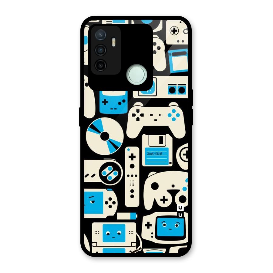 Gamers Glass Back Case for Oppo A53