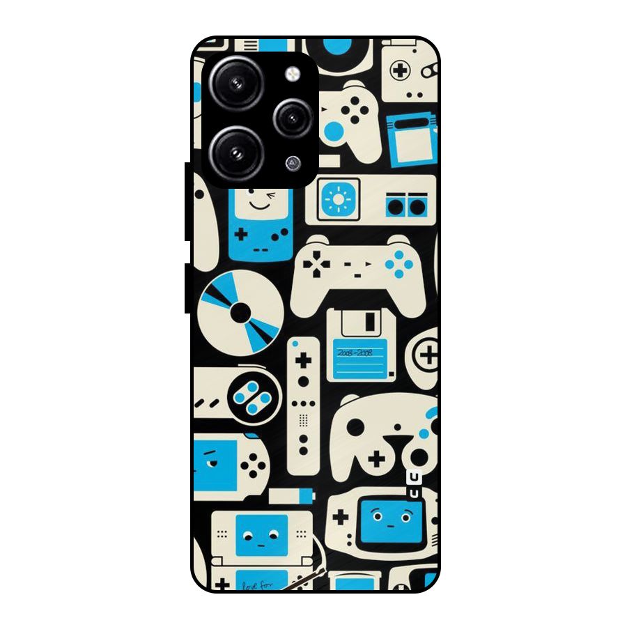 Gamers Glass Back Case for Redmi 12 4G