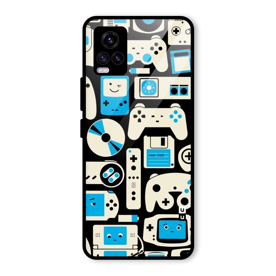 Gamers Glass Back Case for Vivo V20 2021