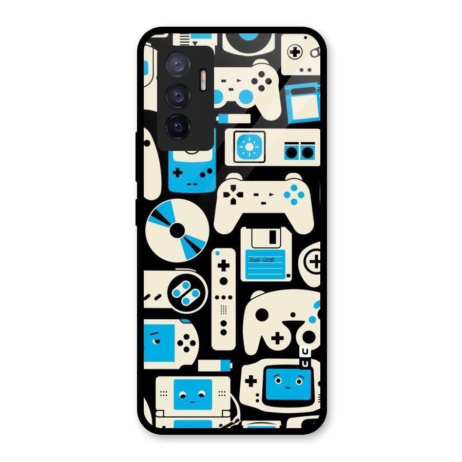 Gamers Glass Back Case for Vivo V23e