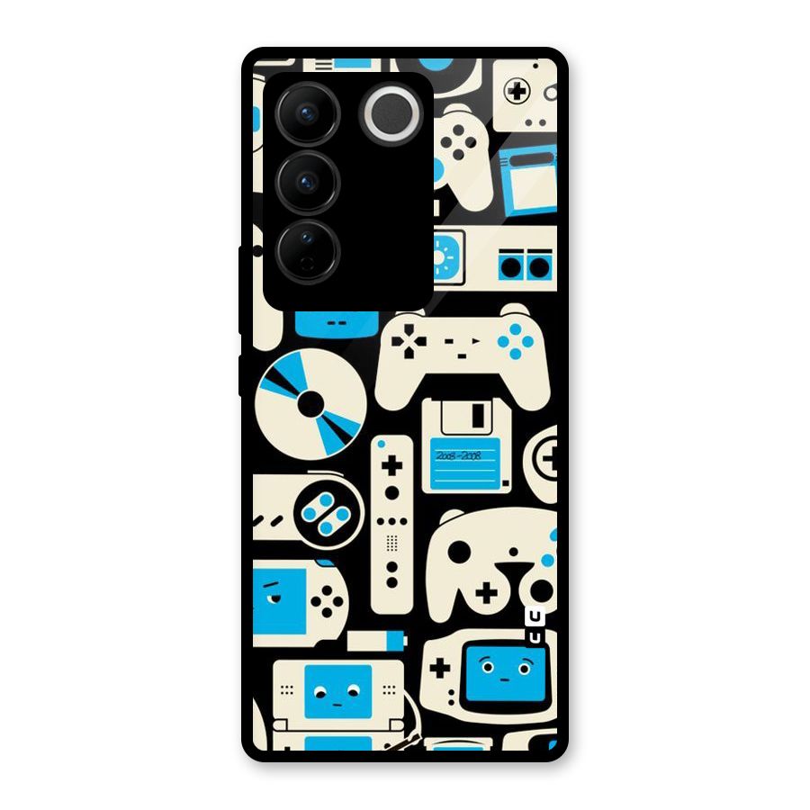 Gamers Glass Back Case for Vivo V27 Pro