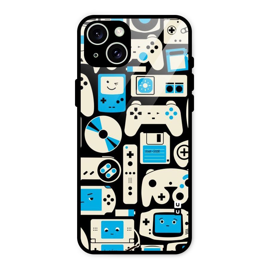 Gamers Glass Back Case for iPhone 15 Plus
