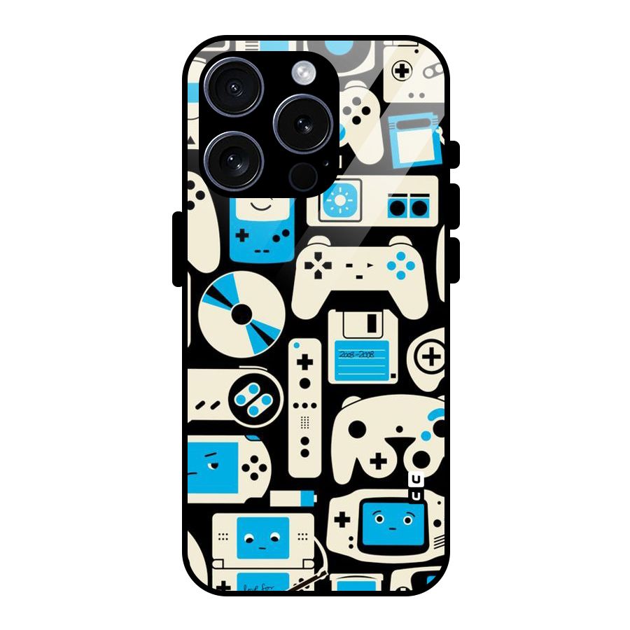 Gamers Glass Back Case for iPhone 15 Pro