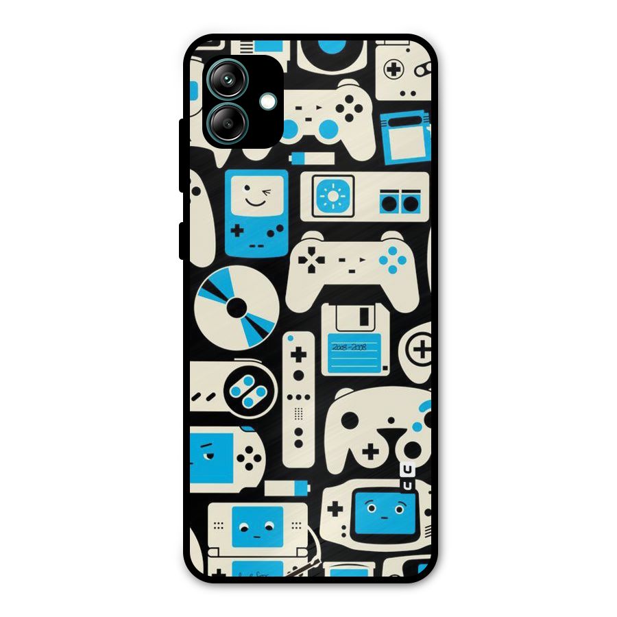 Gamers Metal Back Case for Galaxy A04