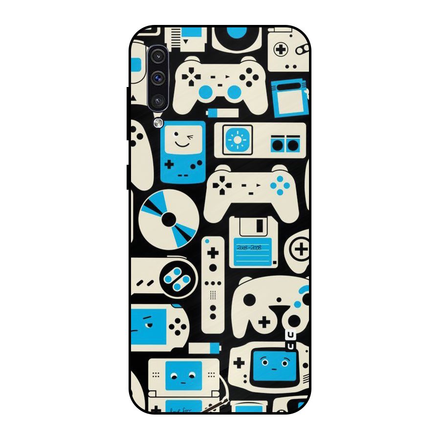Gamers Metal Back Case for Galaxy A30s