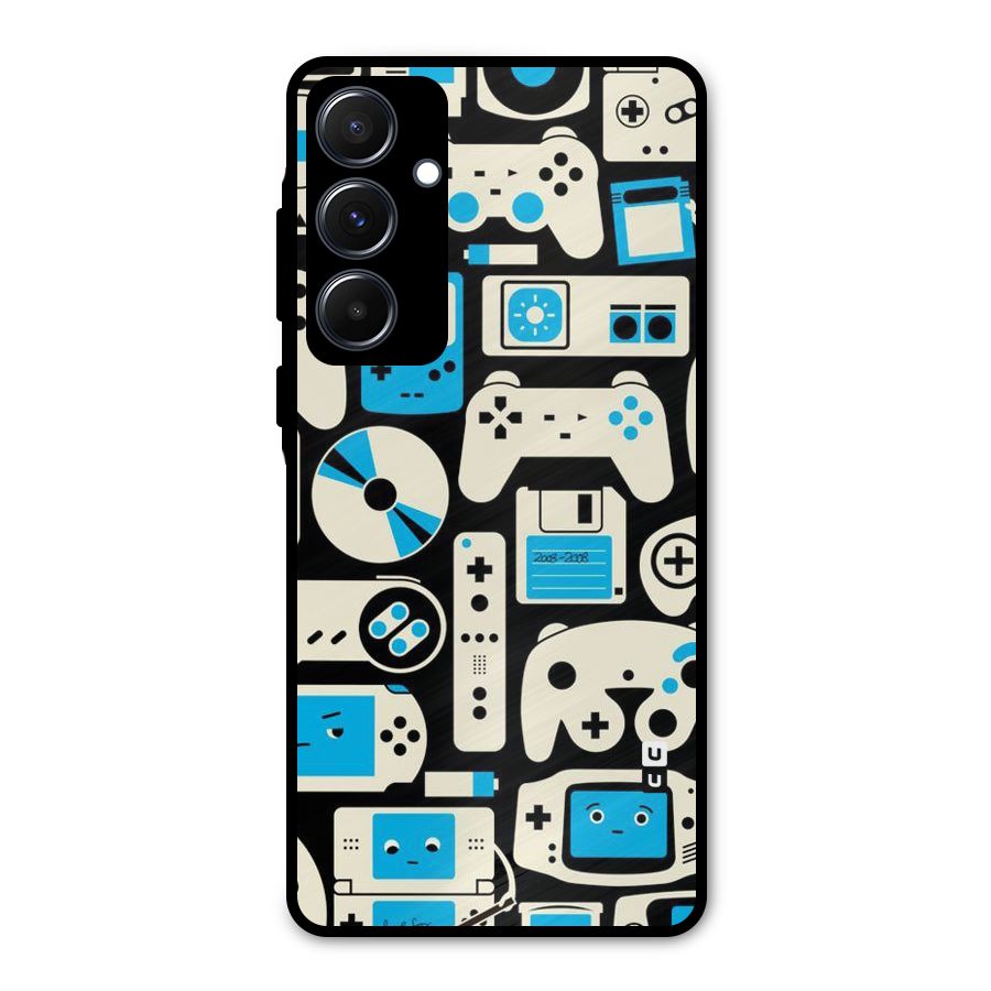 Gamers Metal Back Case for Galaxy A55