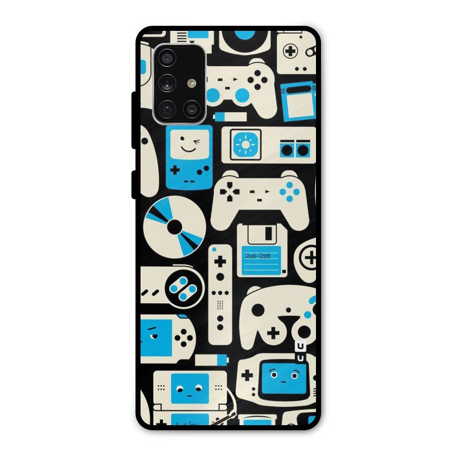 Gamers Metal Back Case for Galaxy A71