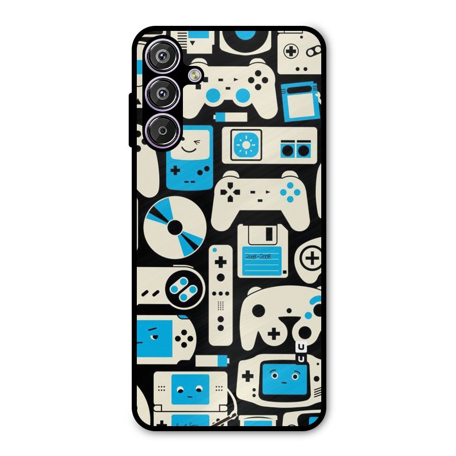Gamers Metal Back Case for Galaxy M15
