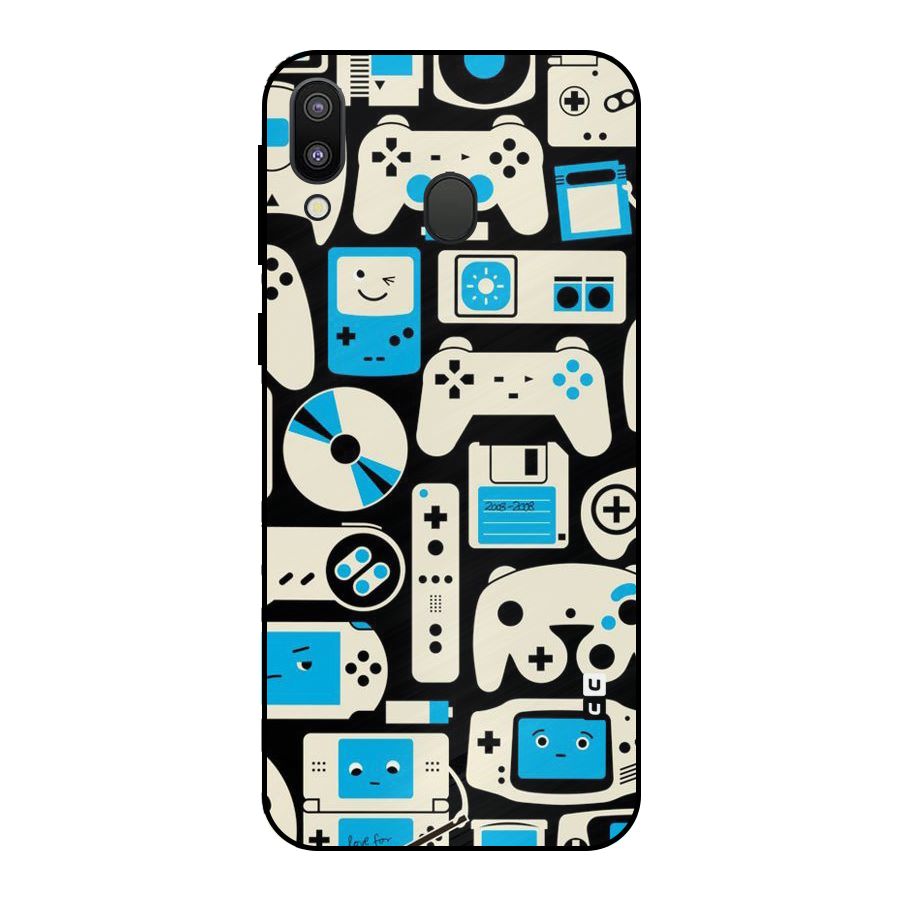 Gamers Metal Back Case for Galaxy M20