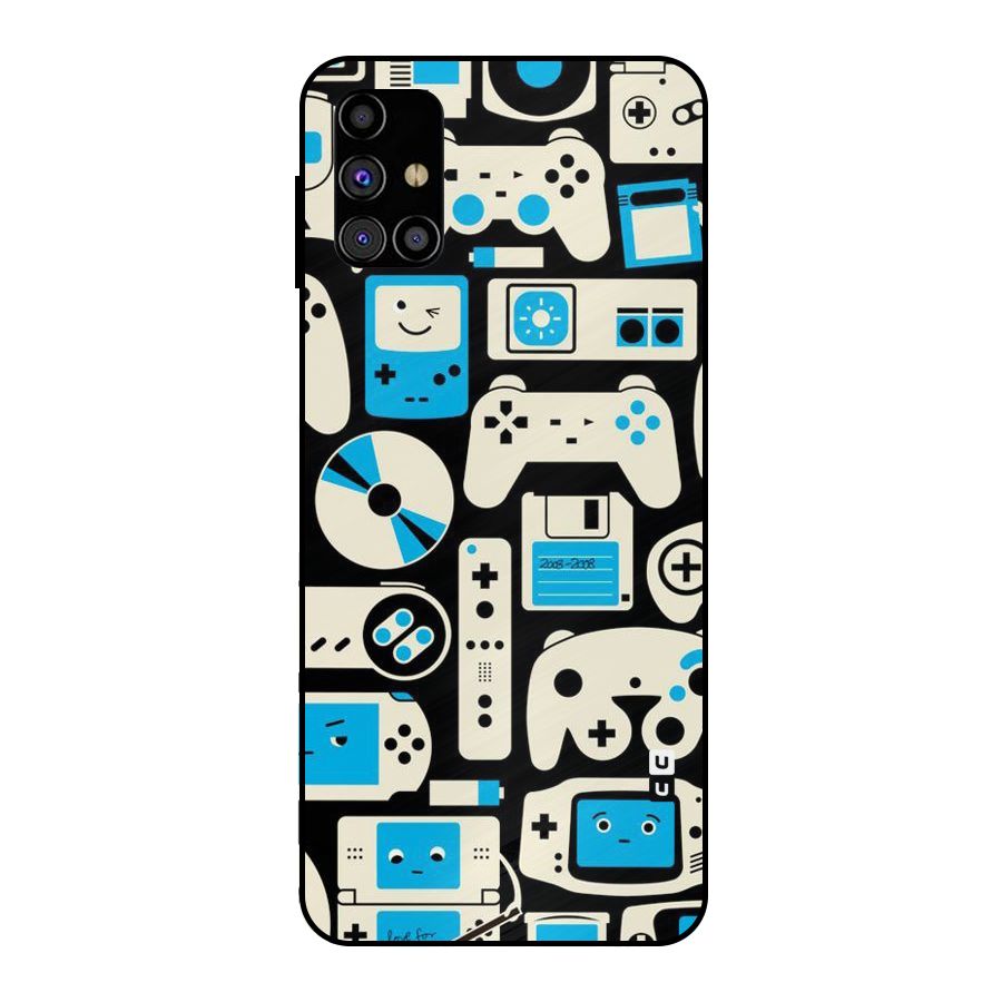 Gamers Metal Back Case for Galaxy M31s