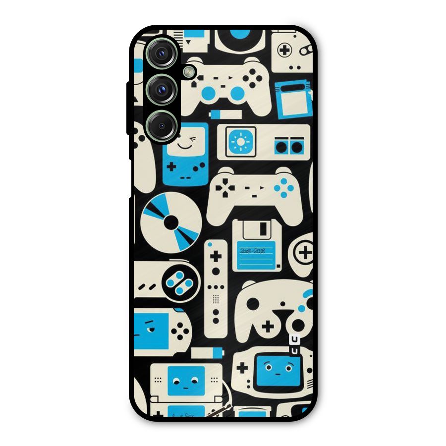 Gamers Metal Back Case for Galaxy M34