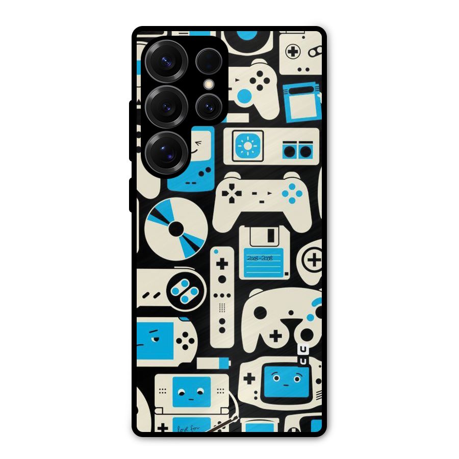 Gamers Metal Back Case for Galaxy S25 Ultra